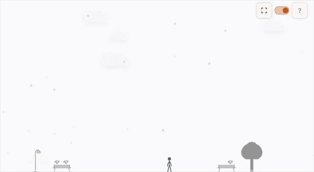 Snow weather in a TownSquare