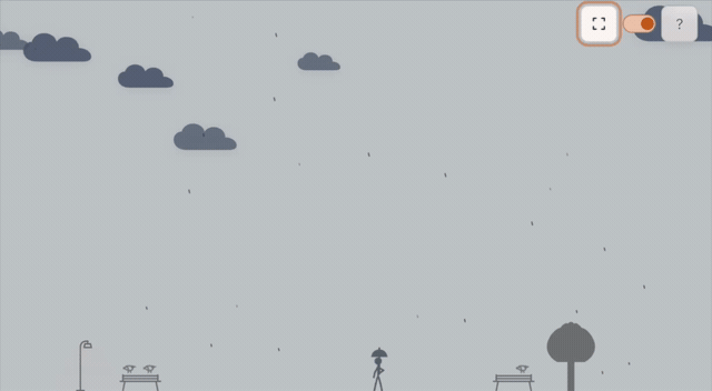 Storm weather in a TownSquare